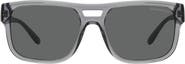 Emporio Armani 57mm Pillow Sunglasses