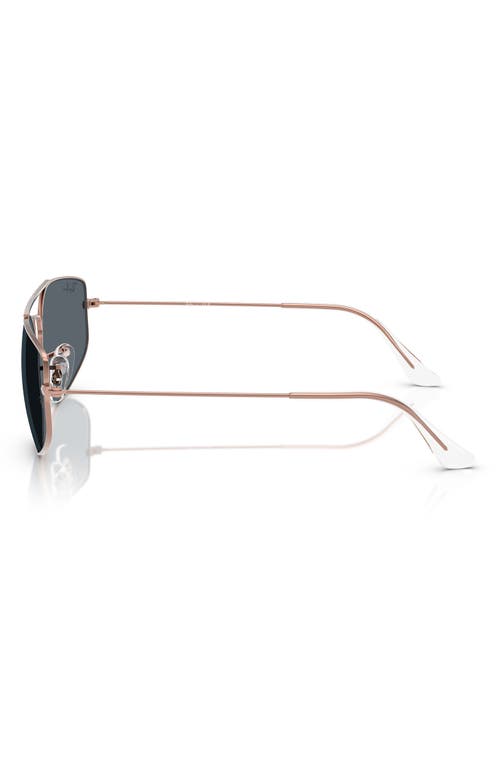 Ray Ban Ray-ban 57mm Irregular Oval Sunglasses In Copper