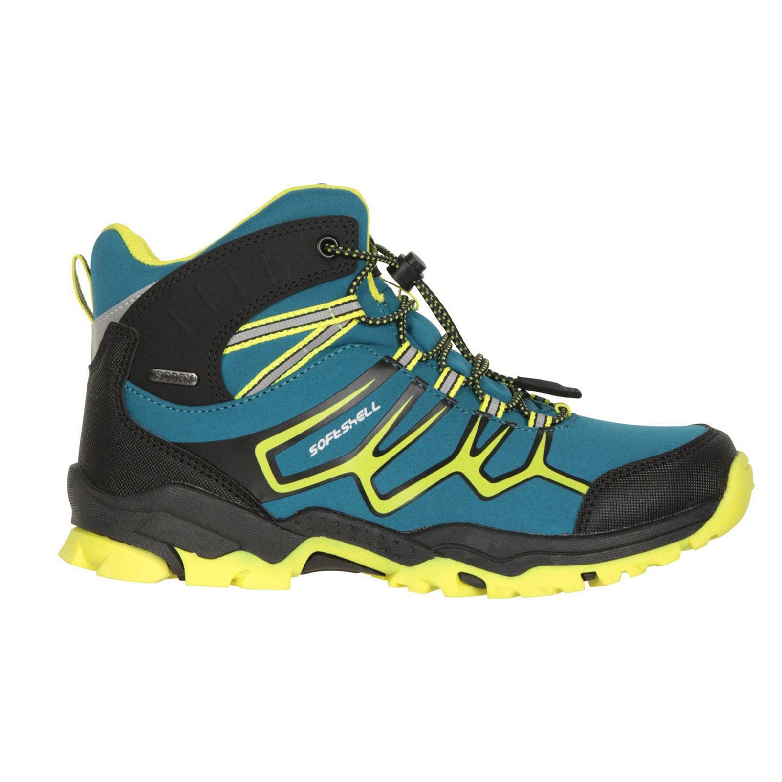 Childrens/Kids Softshell Waterproof Walking Boots, Main, color, Light Teal