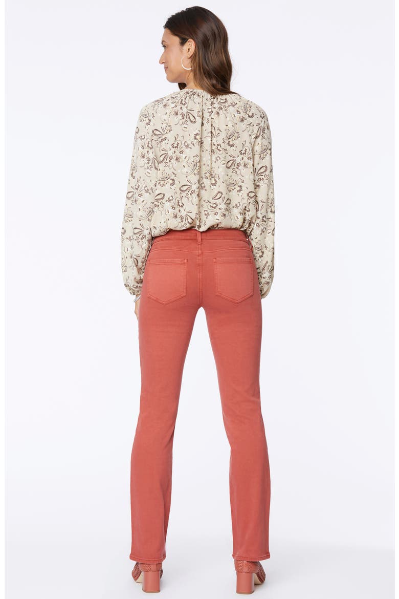Marilyn Straight Leg Stretch Jeans, Alternate, color, AUBURN