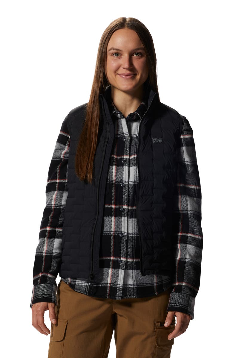 Mountain Hardwear Stretchdown Light Vest, Alternate, color, Black