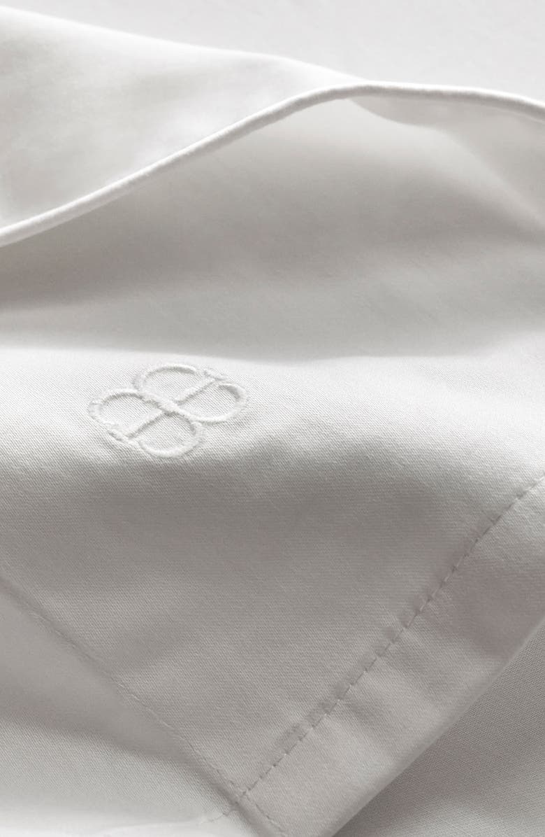 Boll & Branch Signature Piped Edge Sheet Set, Alternate, color, White/ White