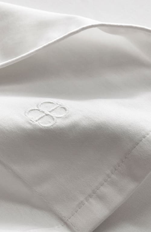Boll & Branch Signature Piped Edge Sheet Set In White