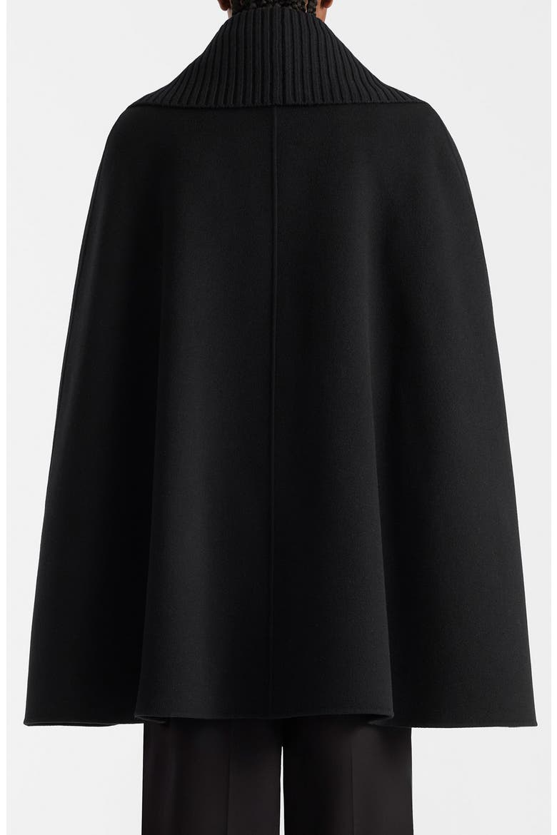 Susie Wool Cape, Alternate, color, BLACK