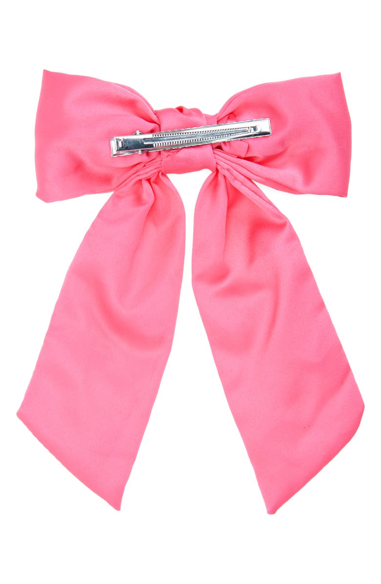 Capelli New York Candy Heart Bow Hair Clip, Alternate, color, Pink Combo
