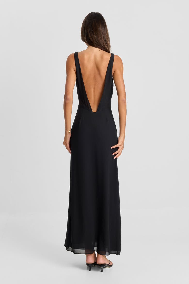 Juno Maxi Dress, Alternate, color, Black