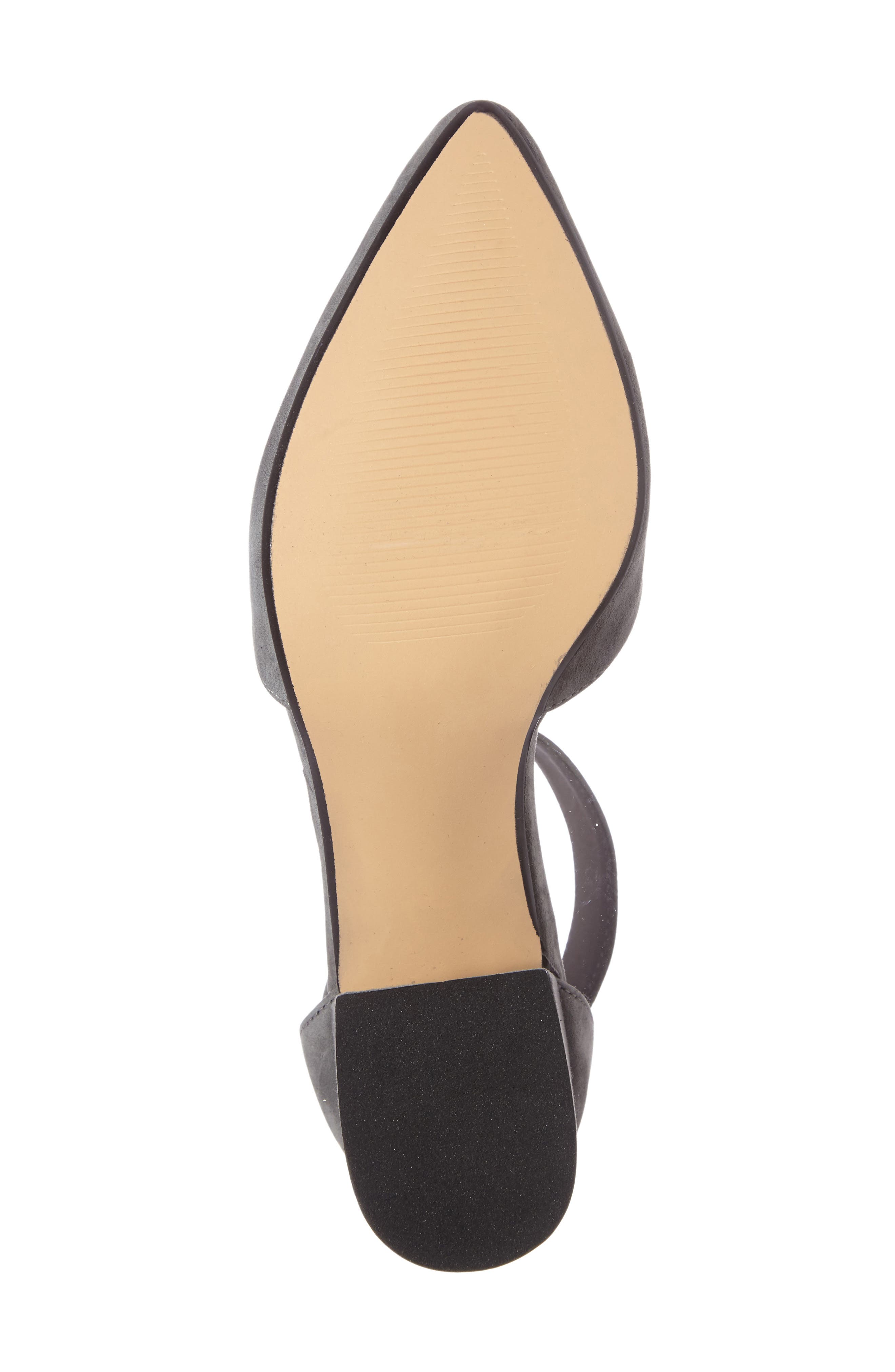 Dainna d'Orsay Ankle Strap Pump, Alternate, color, GREY SUEDE