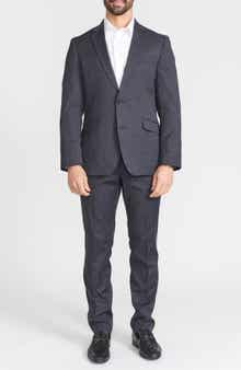 SAVILE ROW CO Hoxton Check Notch Lapel Suit