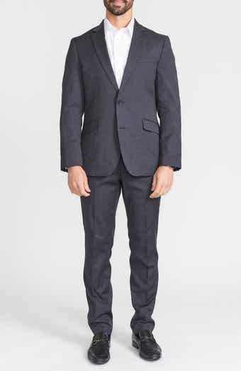 SAVILE ROW CO Hoxton Check Notch Lapel Suit