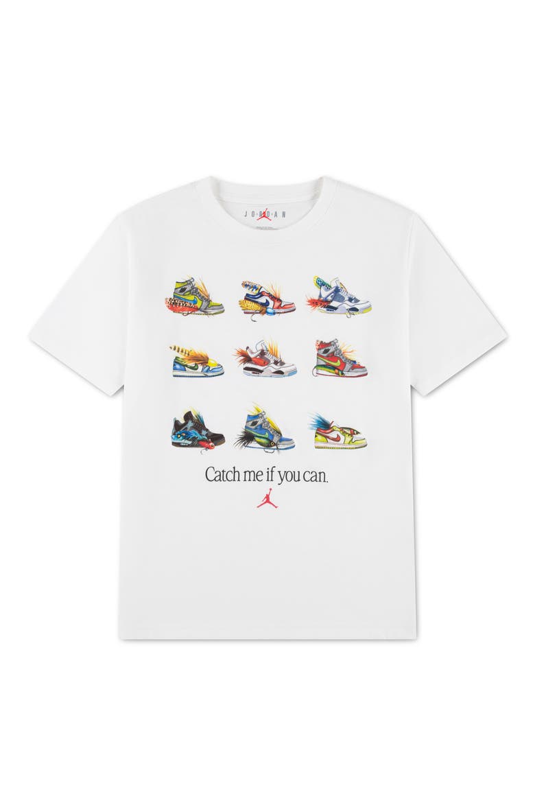 Kids' Fishing Lures Graphic Cotton Blend T-Shirt, Main, color, SAIL