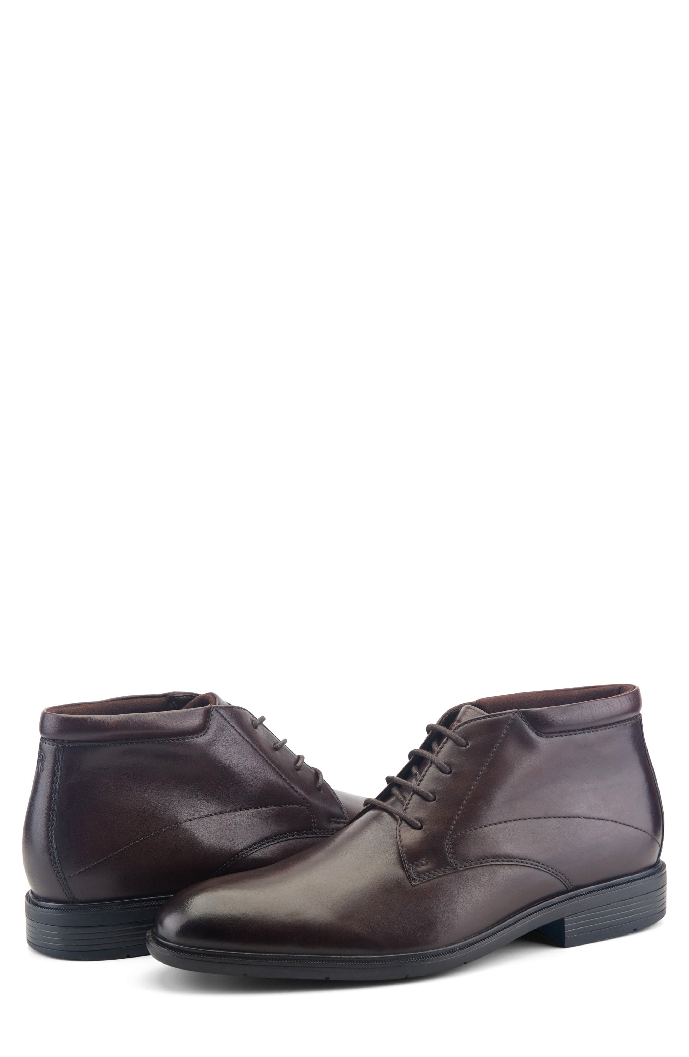 Oakes Leather Chukka Boot, Alternate, color, DARK BROWN 200