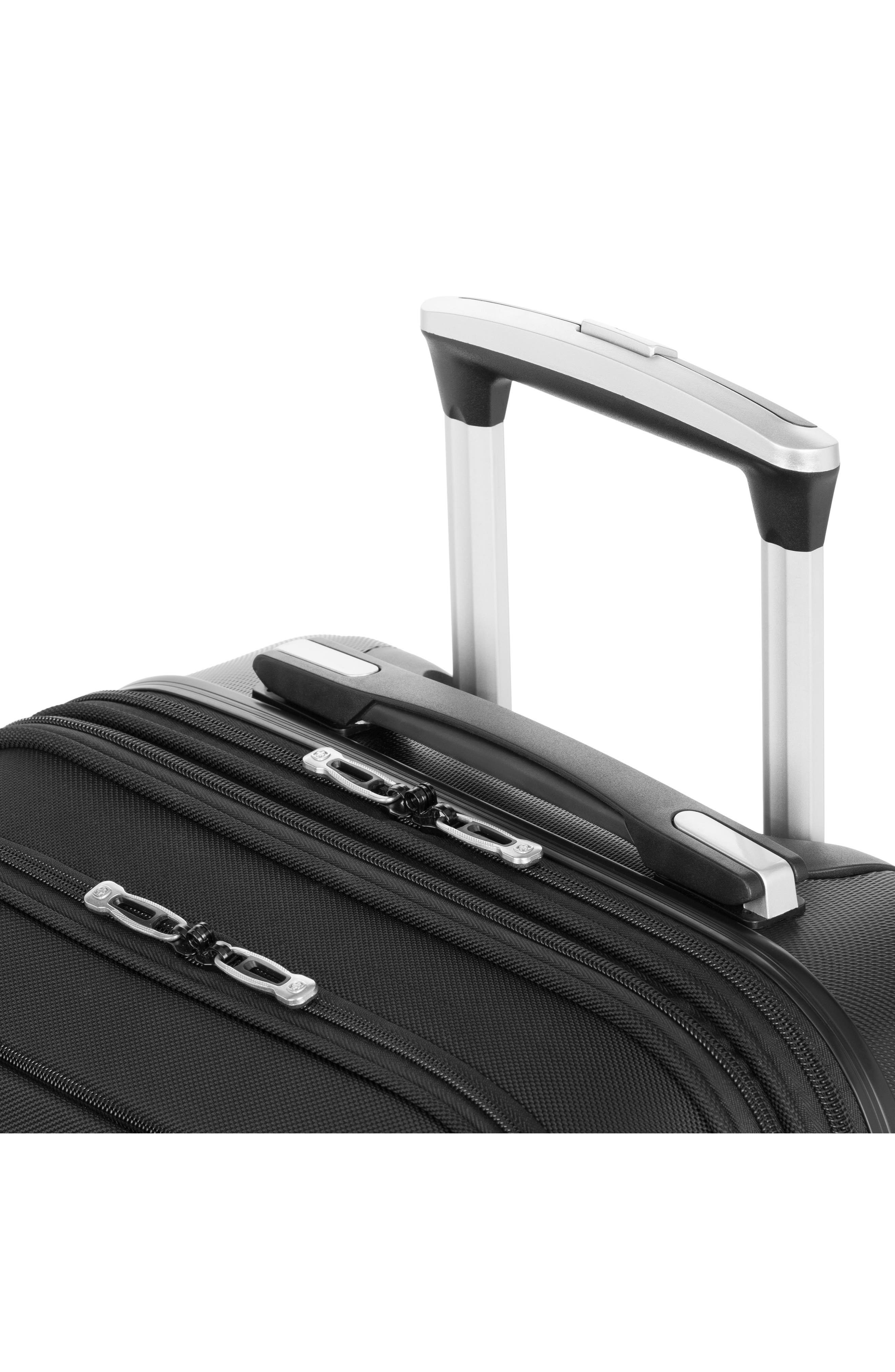 SWISSGEAR Hybrid 19-Inch Spinner Carry-On, Alternate, color, Black
