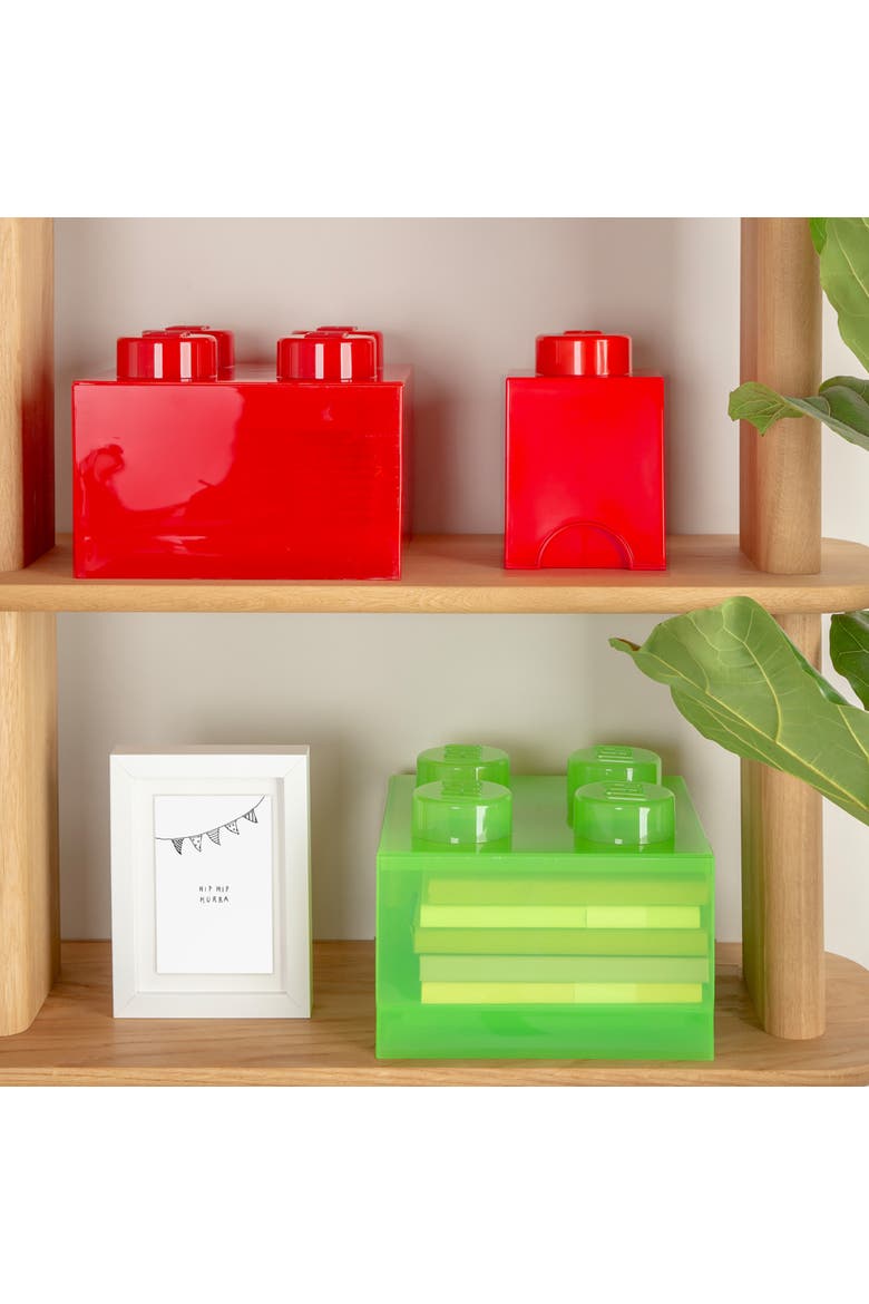 Storage Brick 1, Bright Red, Alternate, color, Red