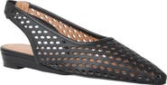 André Assous Brielle Slingback Snip Toe Wedge Pump