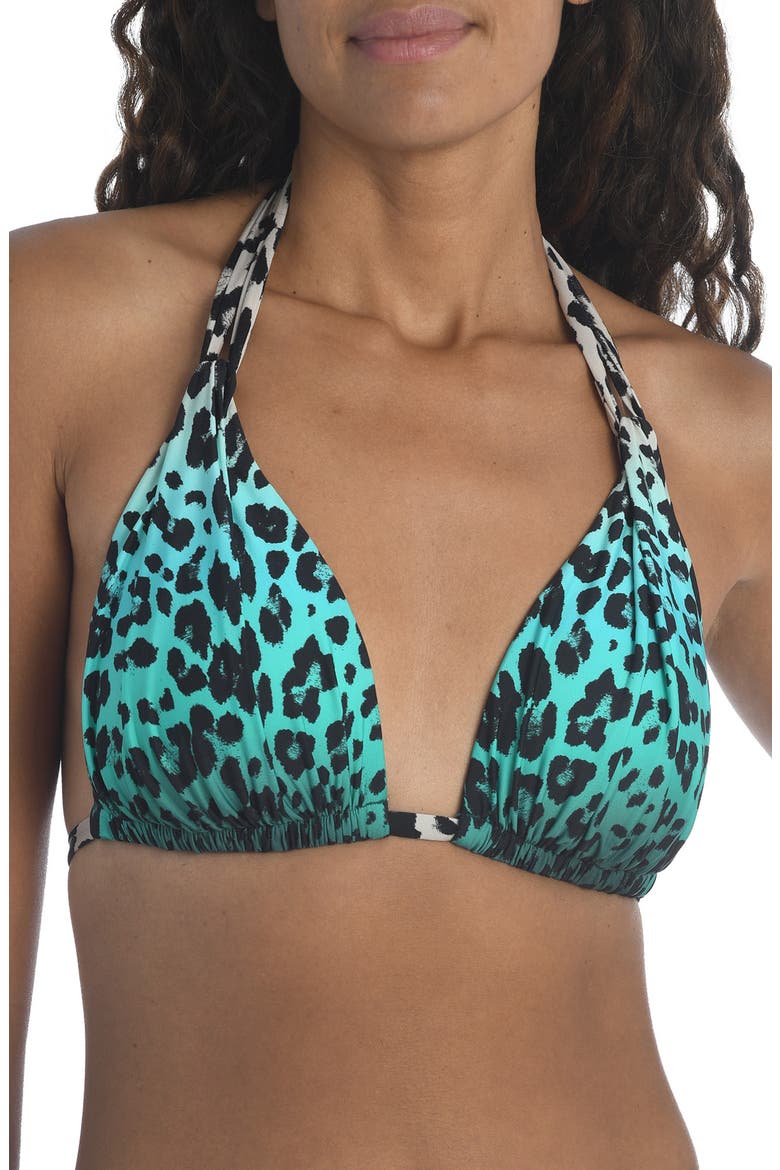 Dip & Wild Halter Bikini Top, Main, color, AQUAMARINE