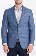 Robert Graham Cable Plaid Wool Blend Sport Coat