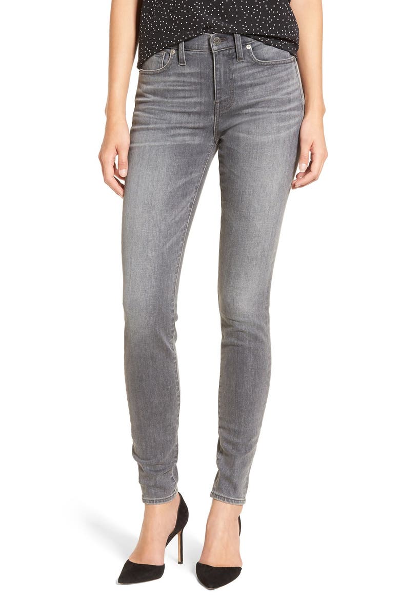 High Rise Skinny Jeans, Alternate, color, SHAW WASH