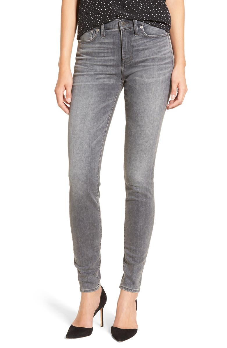 Madewell High Rise Skinny Jeans, Alternate, color,