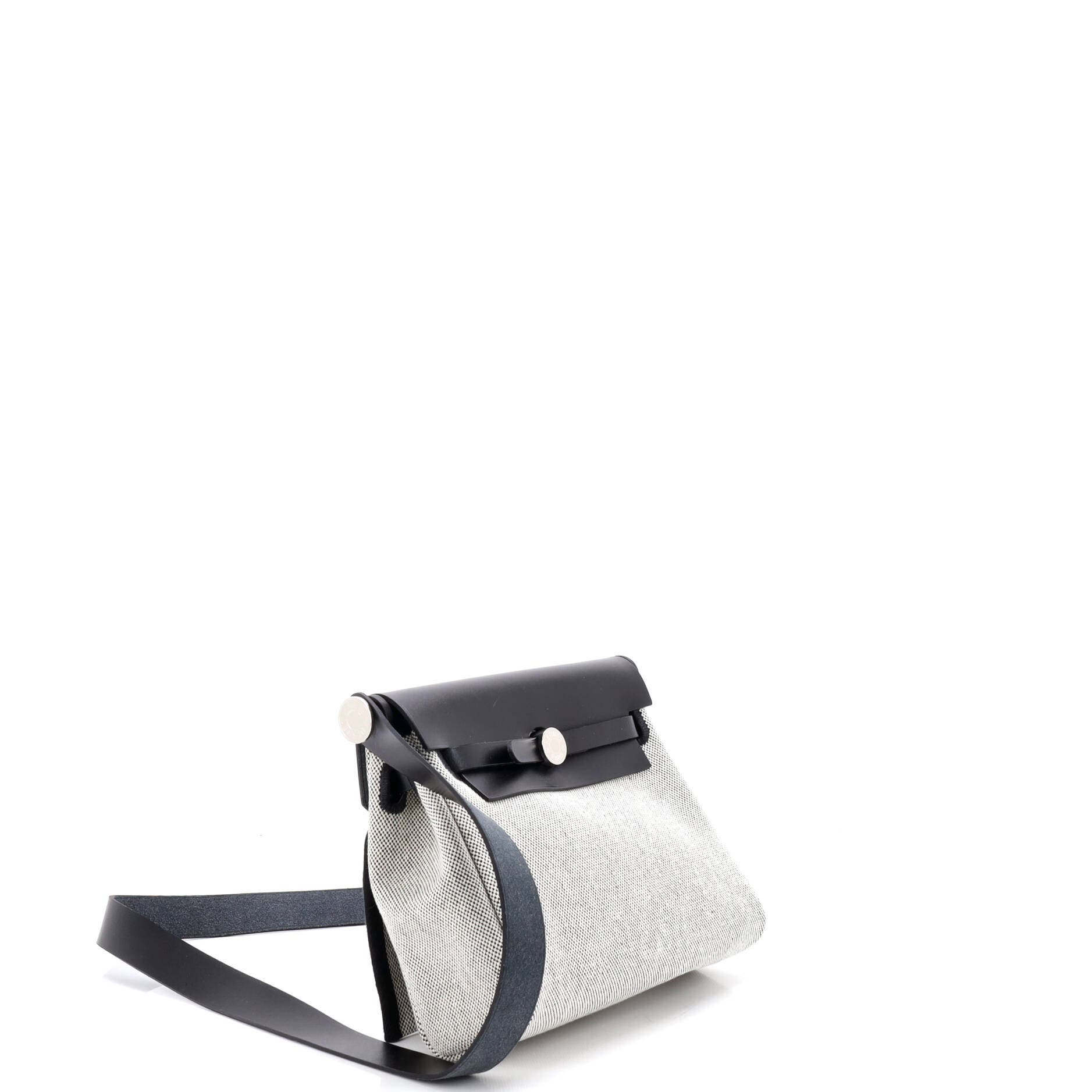 Pre-Owned Hermes Herbag Zip Toile and Leather 20, Alternate, color, 