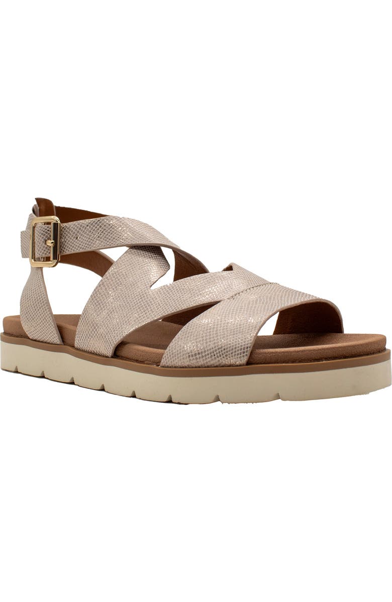 Volatile S'mores Ankle Strap Sandal, Main, color,