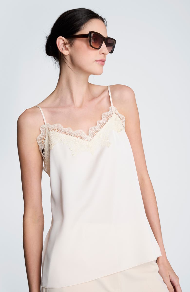 Kenneth Cole Lace Trim Camisole, Alternate, color, 