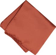 Brooklyn Brigade Men's Solid Satin Pocket Square