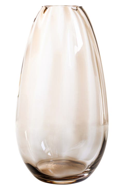 Bolla Pleated Glass Medium Vase