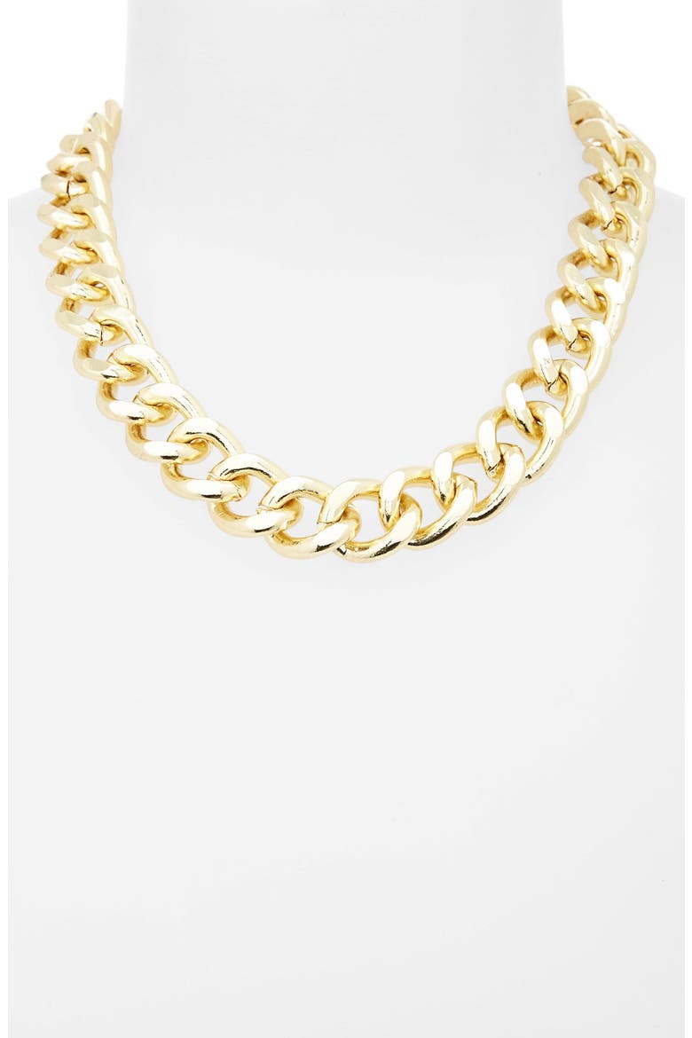 Chain Necklace, Main, color, GOLD