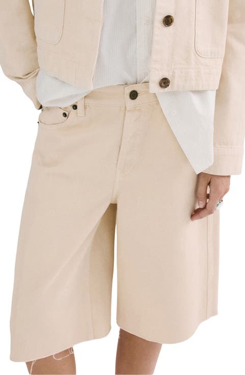 Denim Bermuda Shorts
