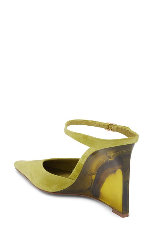 Jeffrey Campbell Maribelle Wedge Mule In Green