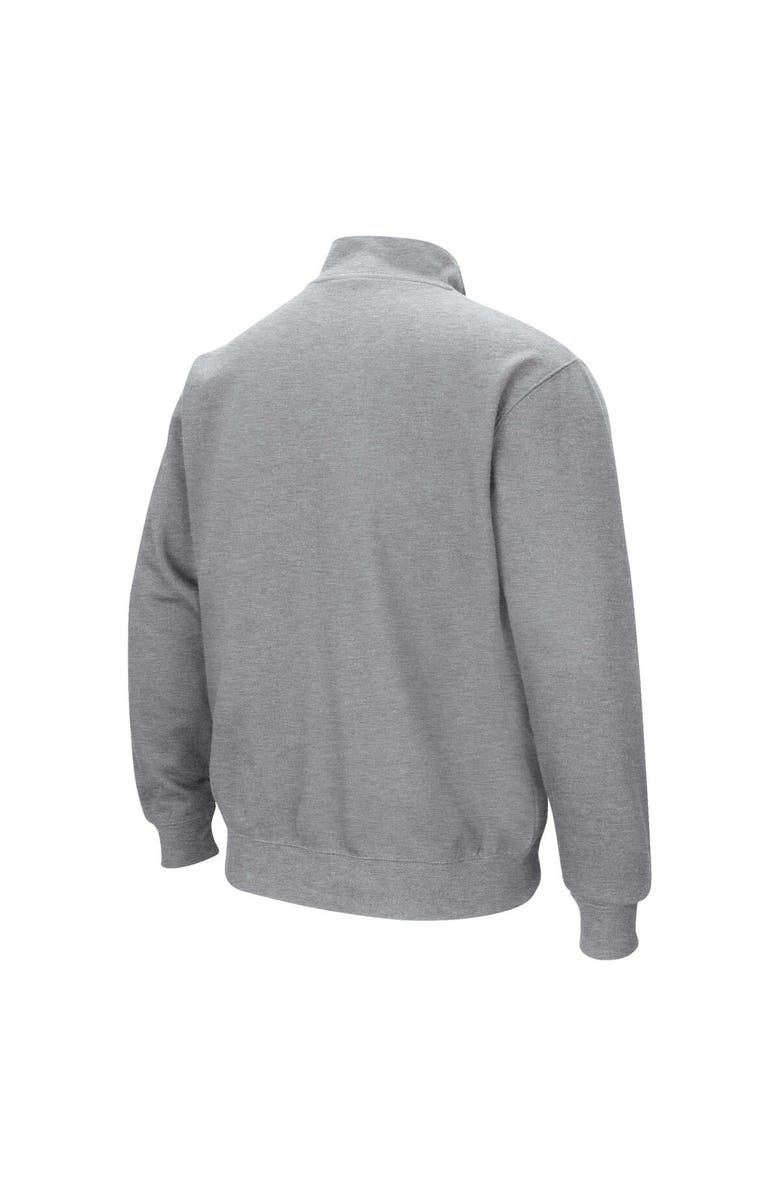 COLOSSEUM Men's Colosseum Heather Gray Vanderbilt Commodores Tortugas Quarter-Zip Jacket, Alternate, color, Heather Gray