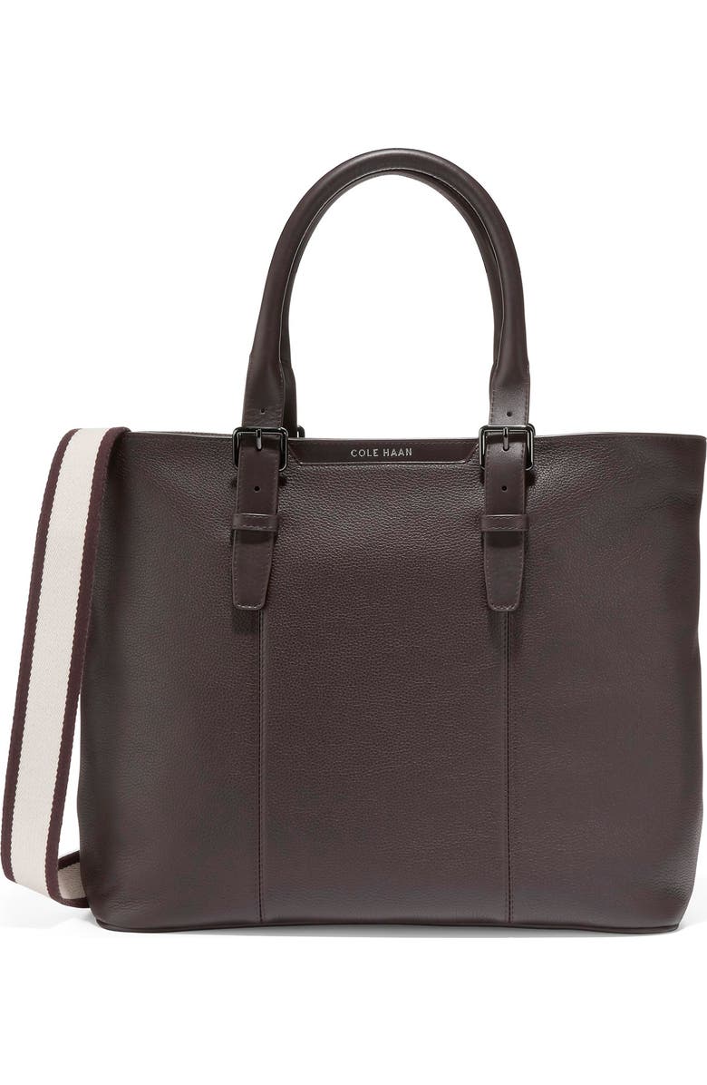 Cole Haan Triboro Leather Tote Bag, Main, color,
