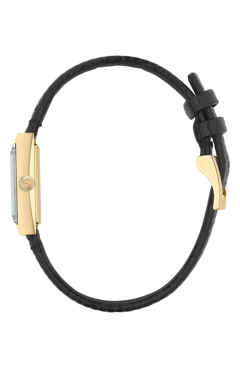 Gucci G-Frame Rectangular Lizard Strap Watch, 14mm x 25mm, Alternate, color, 