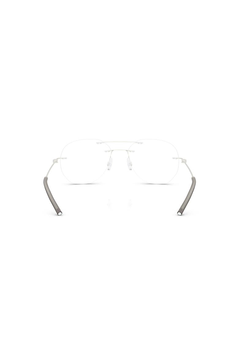 55mm Irregular optical glasses, Alternate, color, Silver
