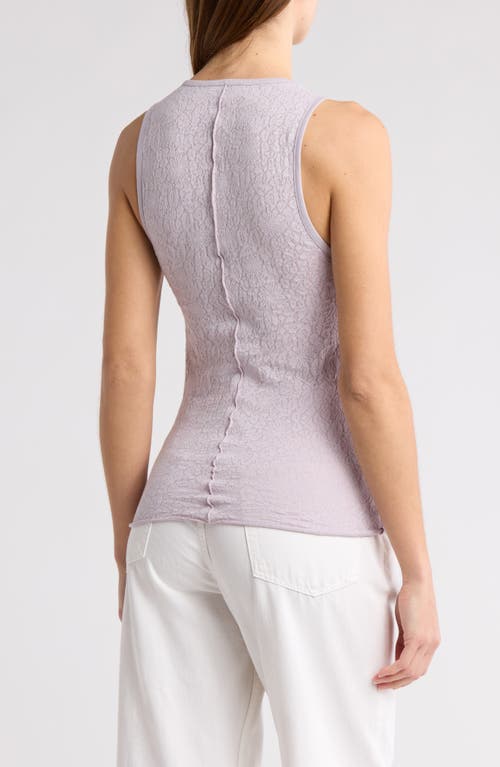 Rag & Bone Gemma Jacquard Knit Tank In Lilac