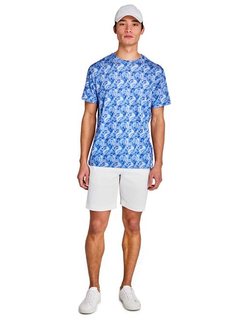 Construct Fish Headphones T-shirt In Navy