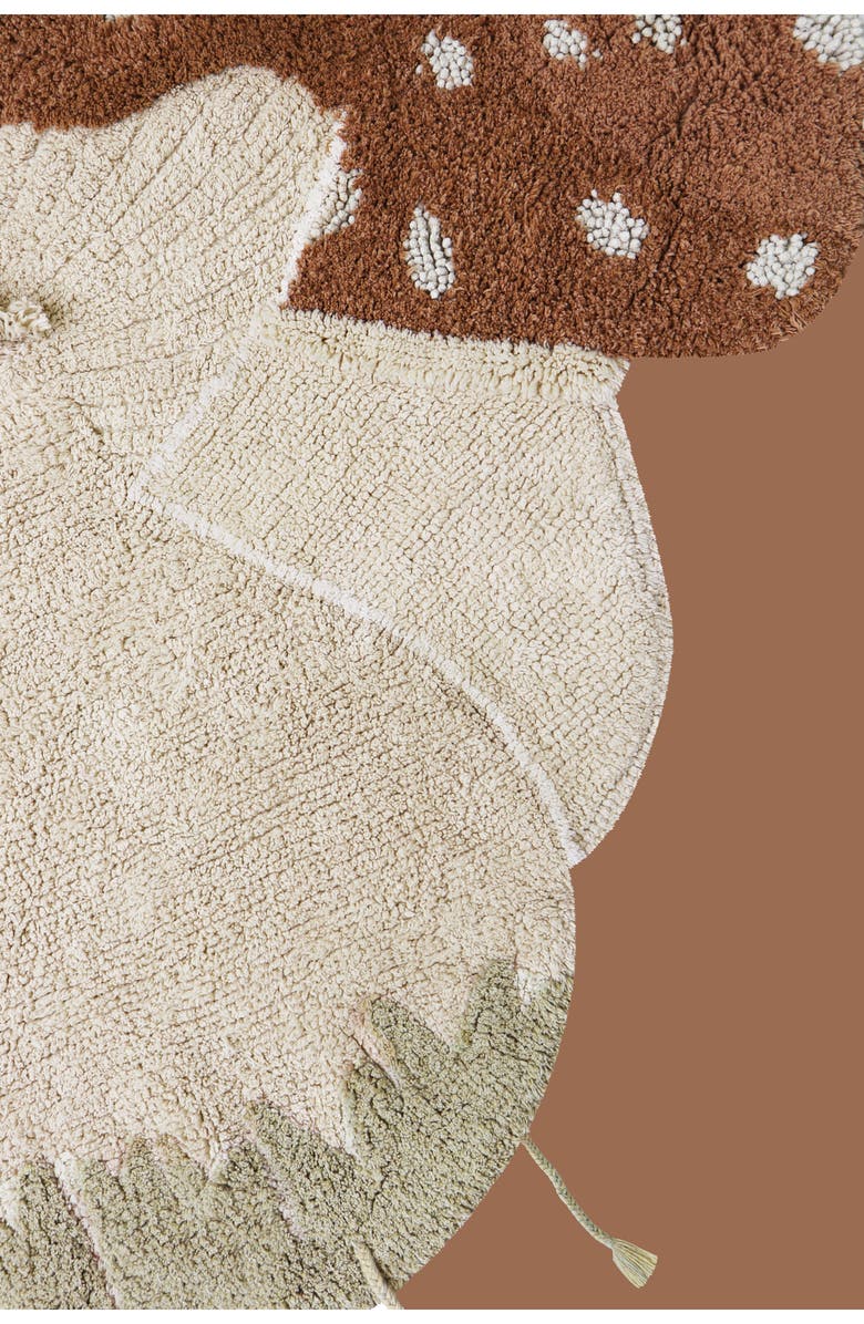 Lorena Canals Boletus Washable Recycled Cotton Blend Rug, Alternate, color, Natural Olive Pearl Blue Ash