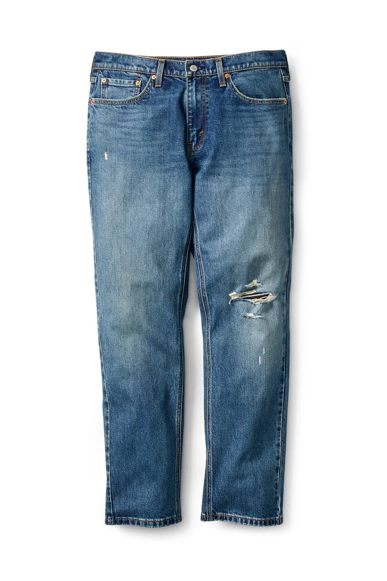 Big & Tall  541â„¢ Athletic-fit Destructed Jeans, Main, color, ELCTR CLSH DSTRCTD