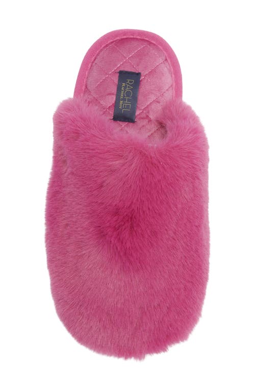 Rachel Roy Marta Faux Fur Slipper In Purple