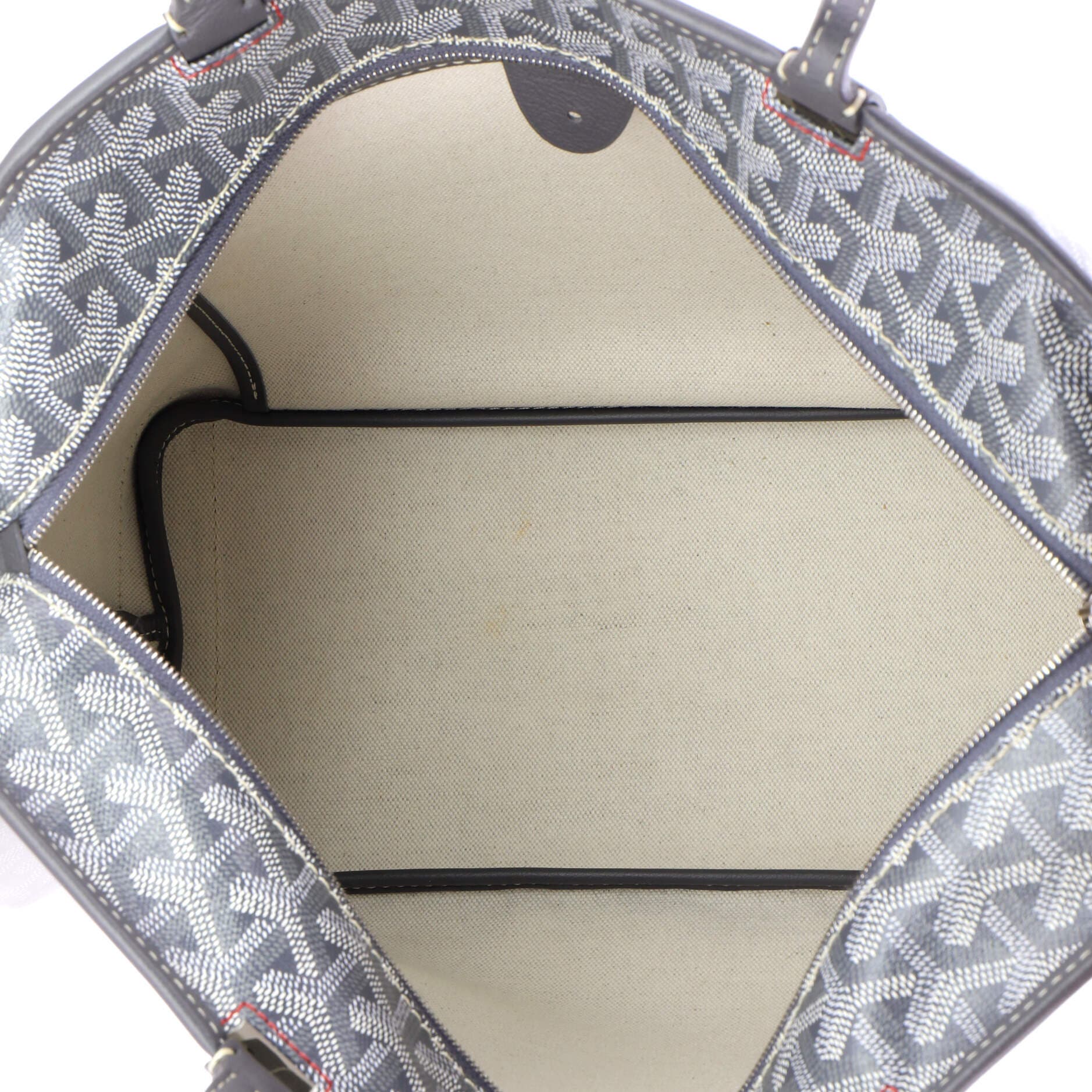 Pre-Owned Goyard Artois Tote Coated Canvas PM, Alternate, color, Gray