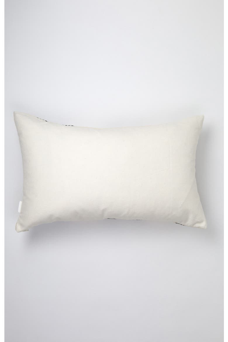 Vintage Indigo Denim Gingham Pillow, Alternate, color, Blue