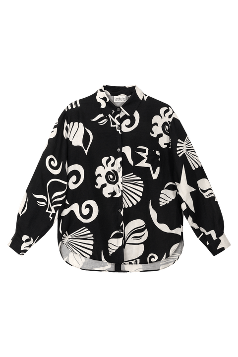 Zanaya Print Button-up Shirt