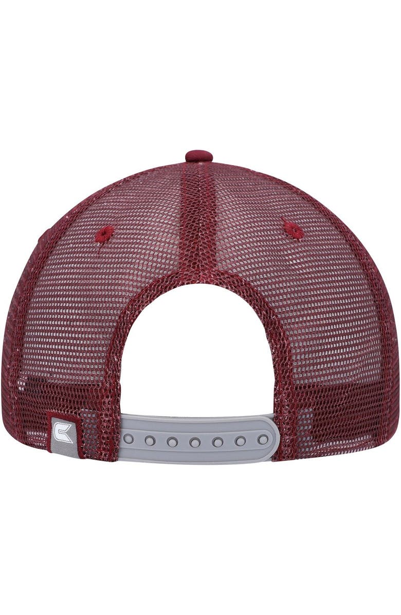 COLOSSEUM Men's Colosseum  Gray/Maroon Virginia Tech Hokies Love Fern Trucker Snapback Hat, Alternate, color, Gray