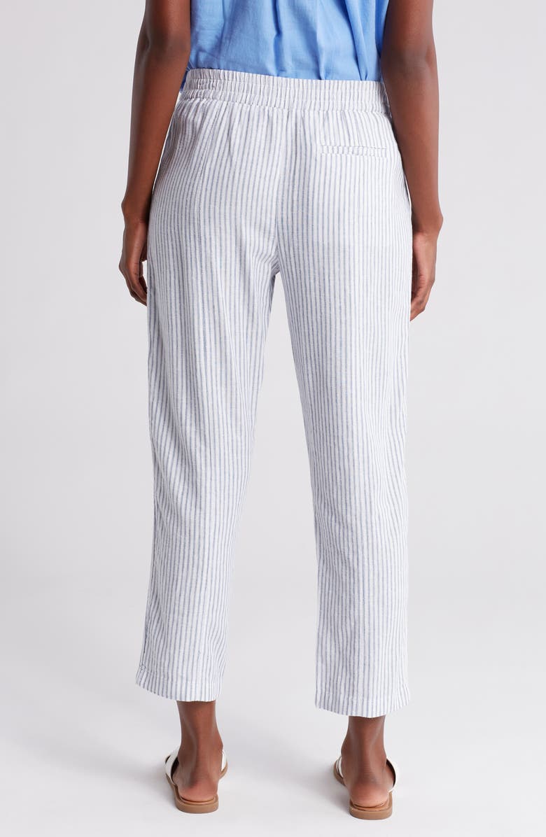 Caslon<sup>®</sup> Pull-On Linen Blend Pants, Alternate, color,