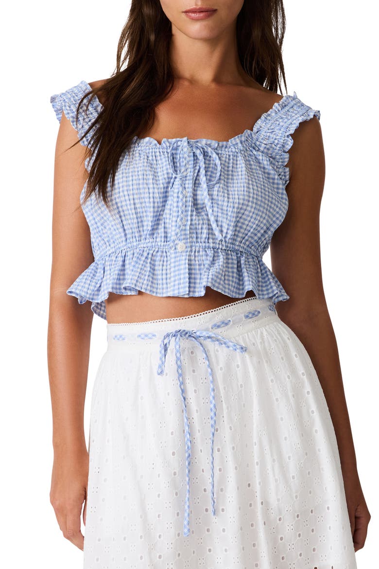 Brooklyn Top, Main, color, PALE BLUE CHECK