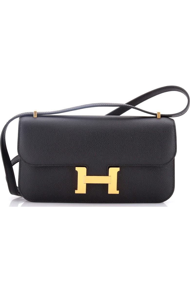 Pre-Owned Hermes Constance Elan NM Bag Epsom 25, Main, color, Noir