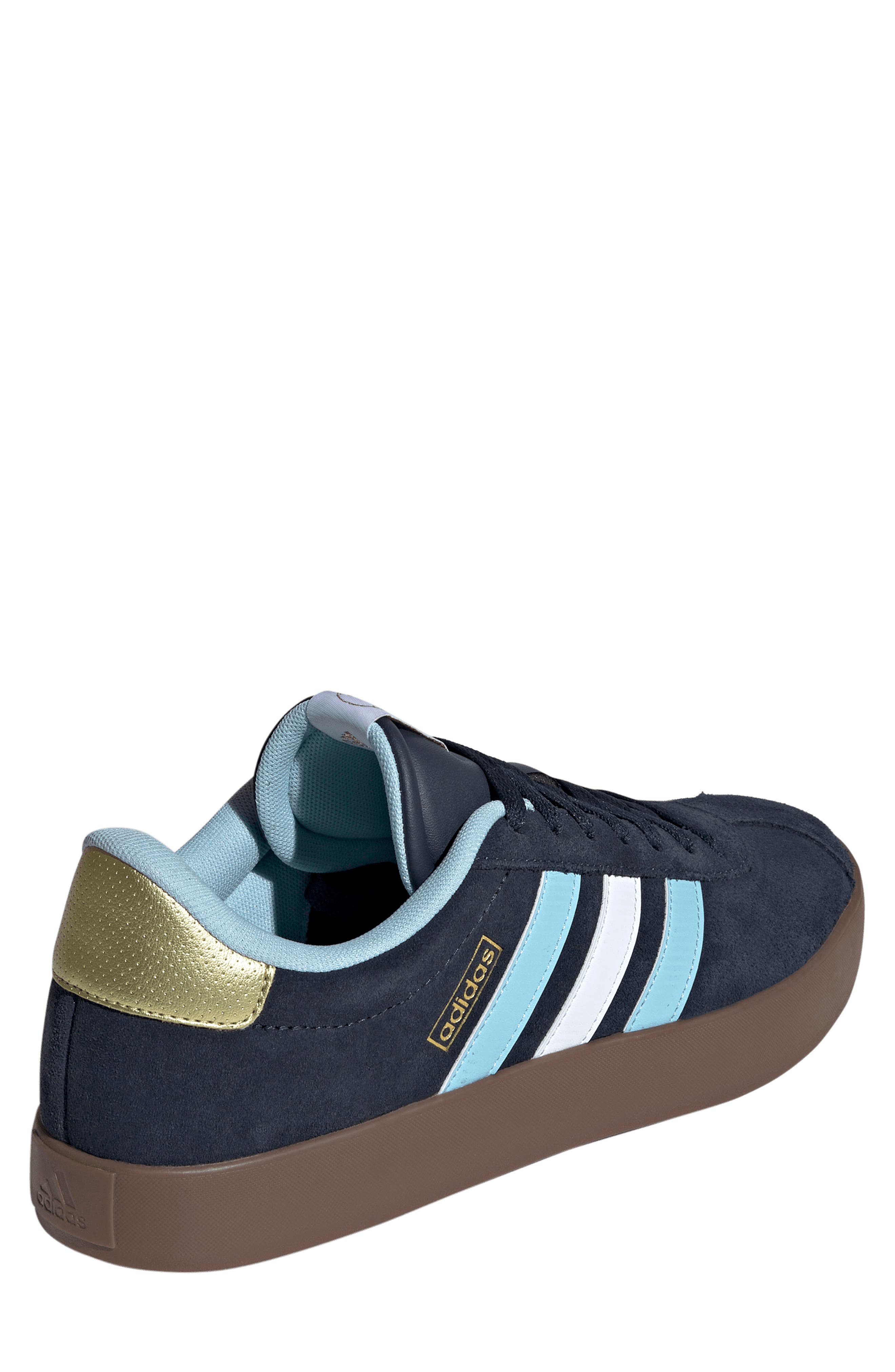 adidas VL Court 3.0 Sneaker, Alternate, color, Night Navy/ Icey Blue/ White