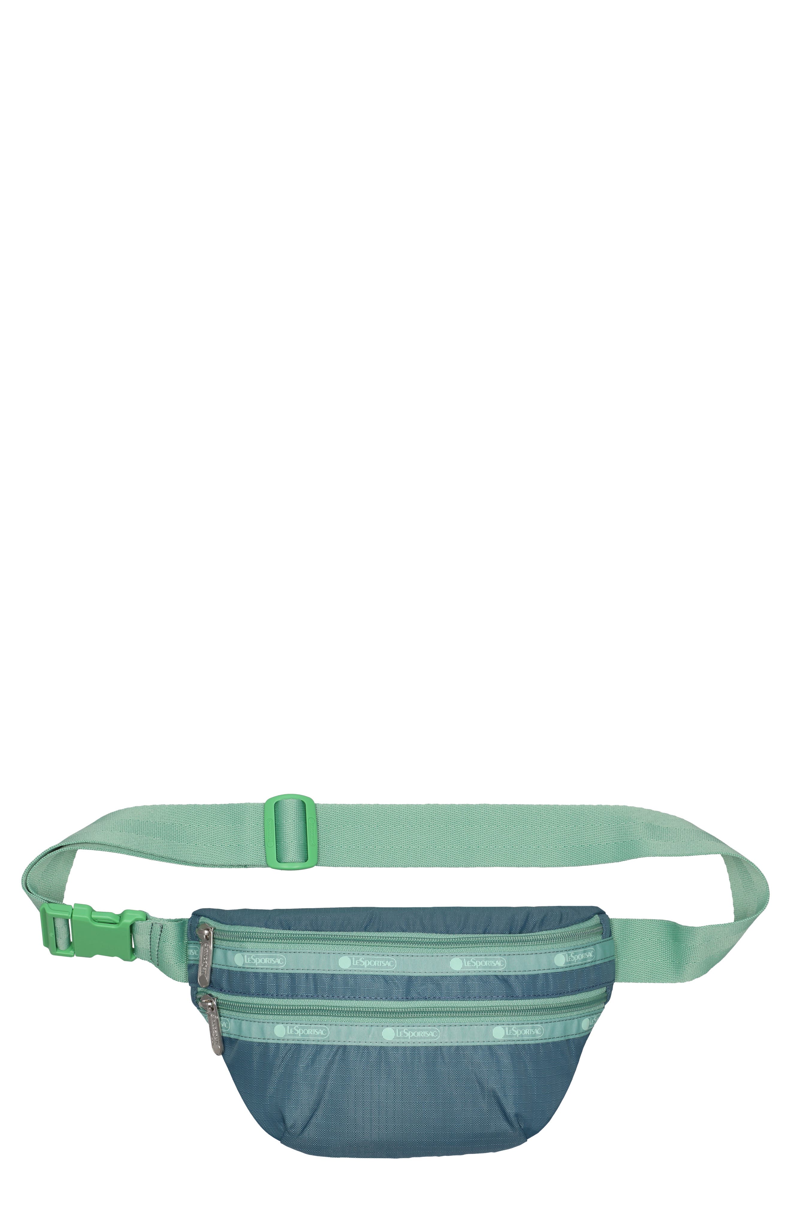 LeSportsac Everyday Ripstop Belt Bag, Main, color, Blue Indigo/ Mint