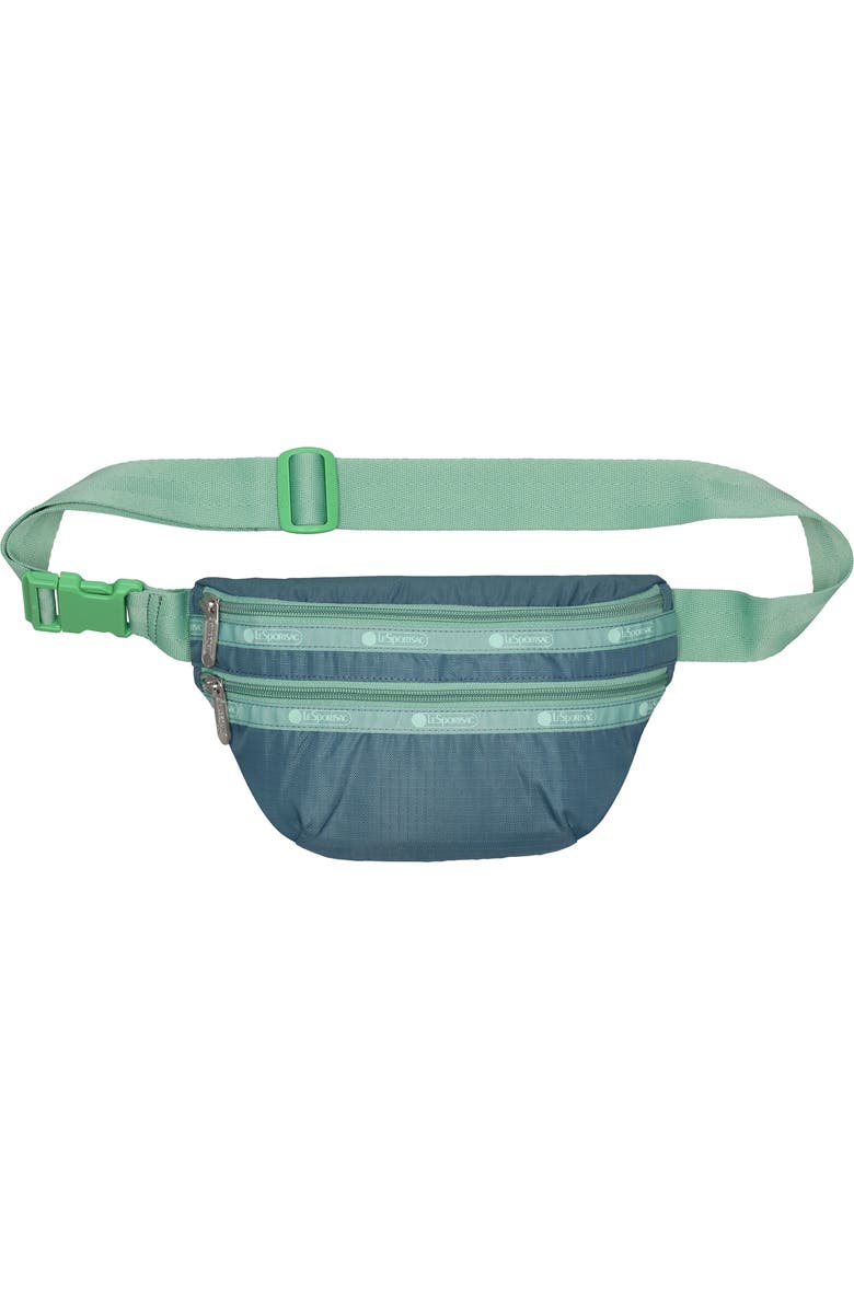 LeSportsac Everyday Ripstop Belt Bag, Main, color, Blue Indigo/ Mint