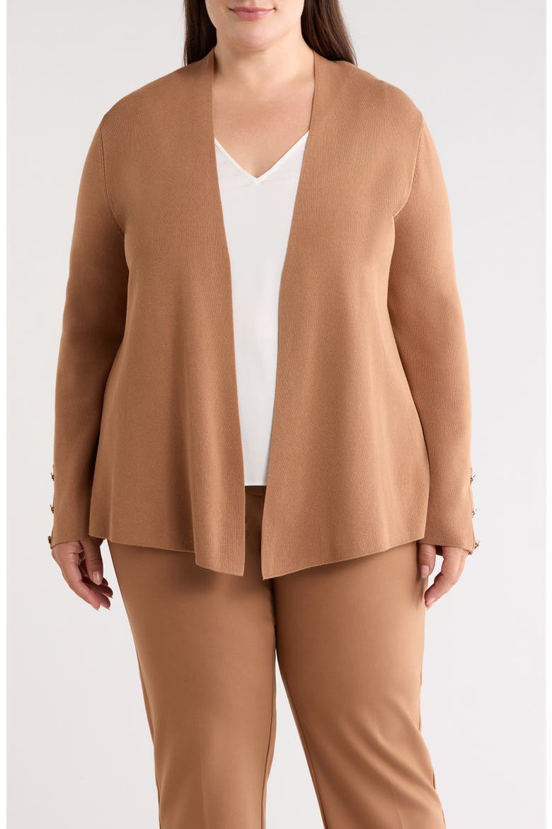 Open Front Cardigan, Main, color, VICUNA
